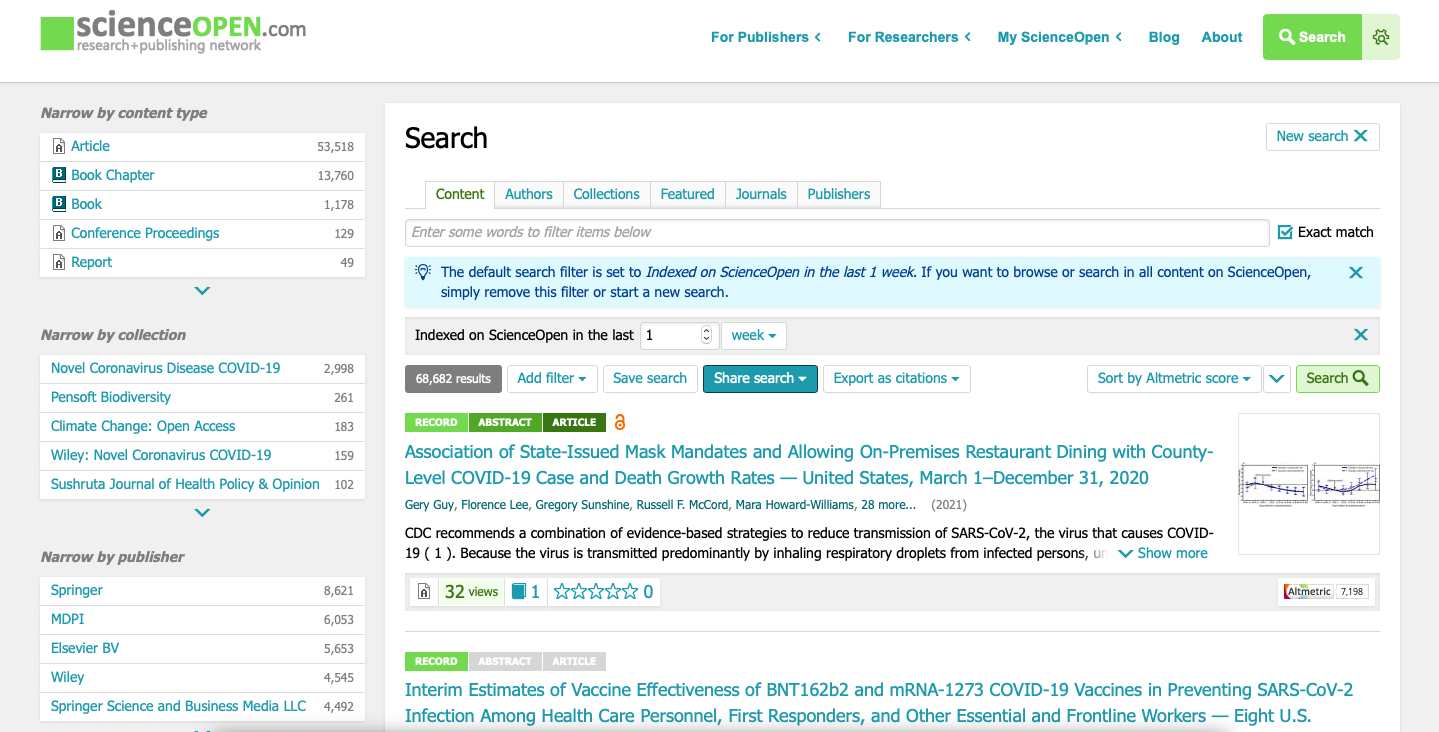 Free online journal and research databases